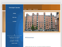 Tablet Screenshot of christoph-ziercke.de